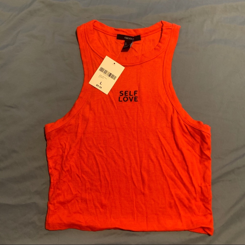 Forever21 Red Crop Top